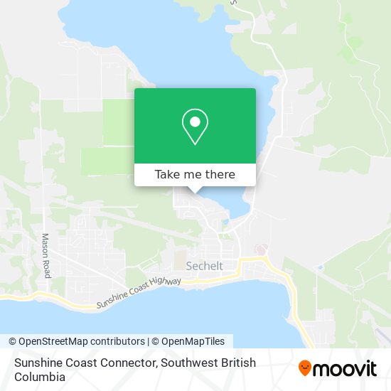 Sunshine Coast Connector map