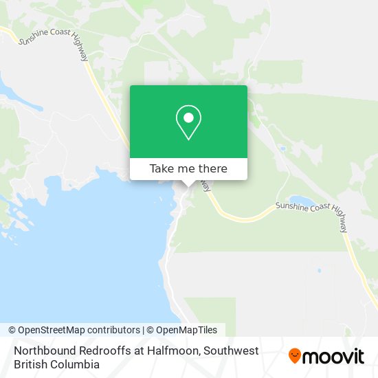 Northbound Redrooffs at Halfmoon map