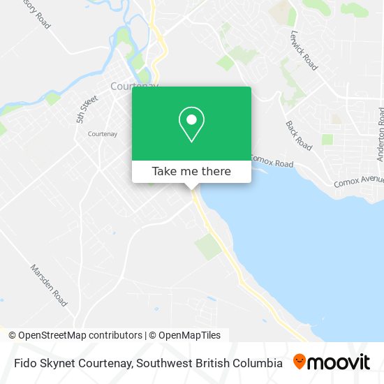 Fido Skynet Courtenay map