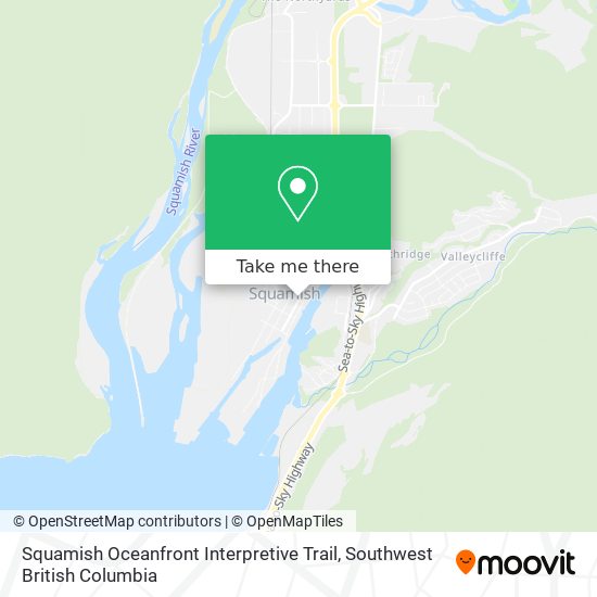 Squamish Oceanfront Interpretive Trail map