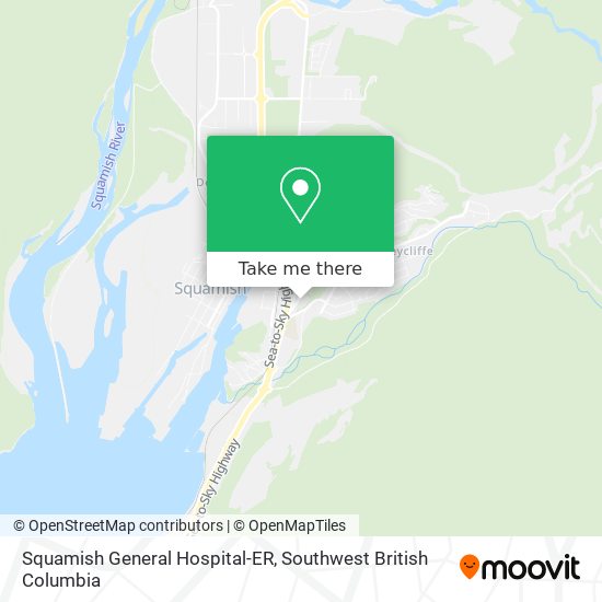 Squamish General Hospital-ER map