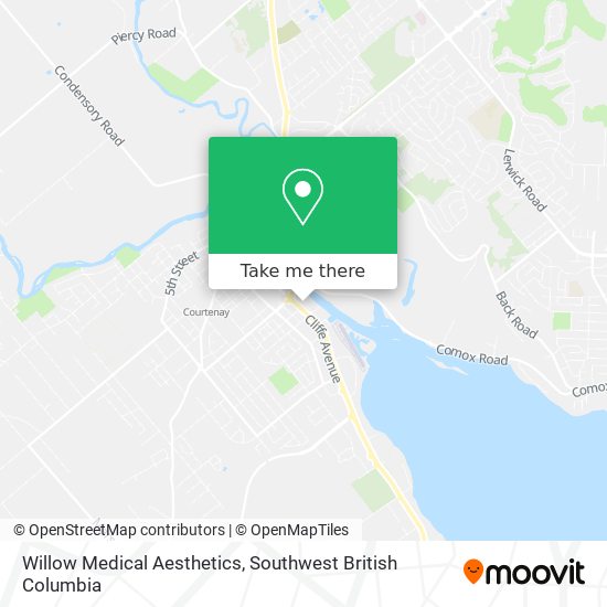 Willow Medical Aesthetics map