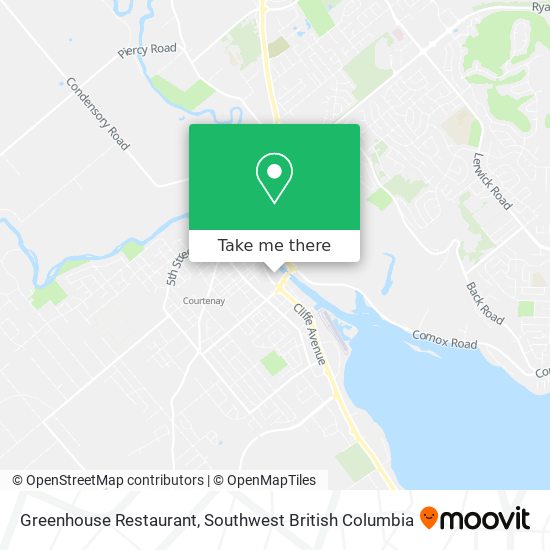Greenhouse Restaurant map