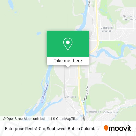 Enterprise Rent-A-Car map