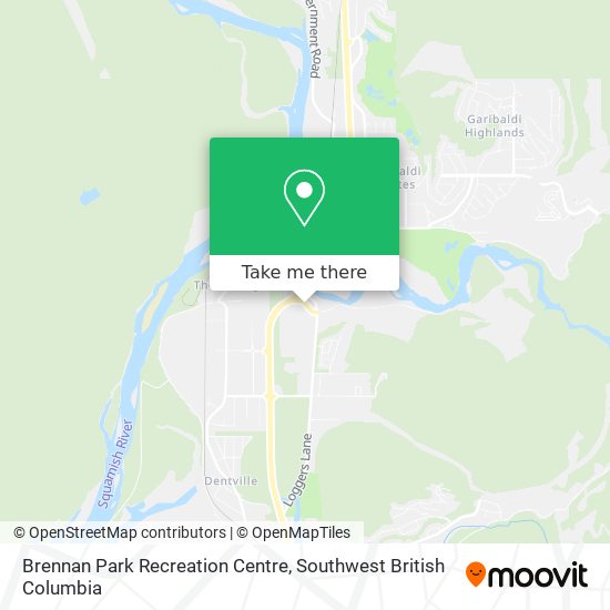 Brennan Park Recreation Centre map