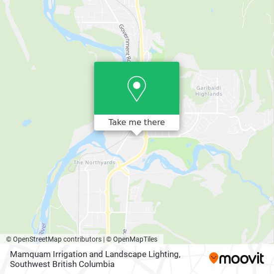 Mamquam Irrigation and Landscape Lighting map