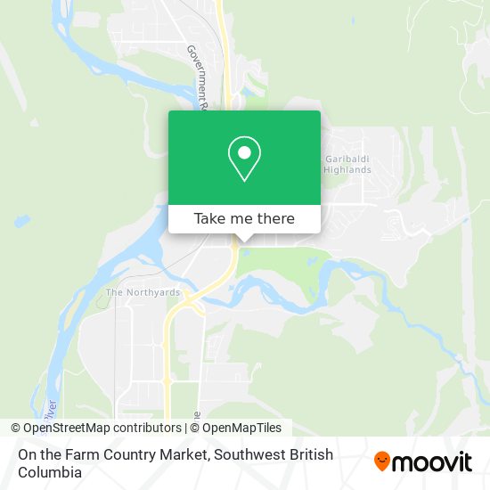 On the Farm Country Market map