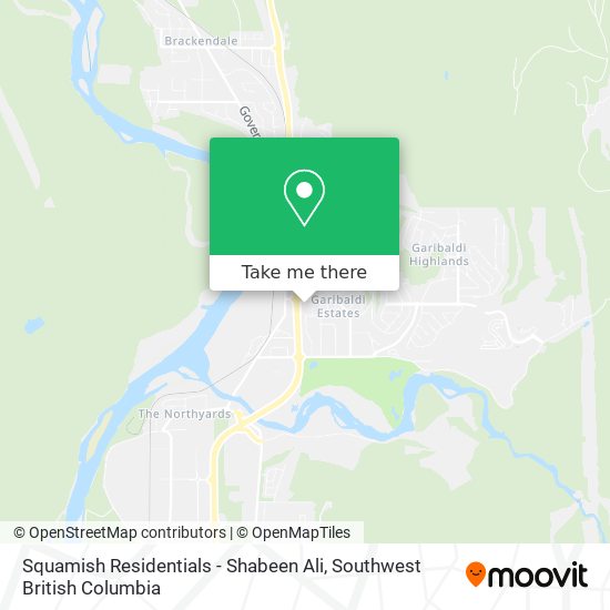 Squamish Residentials - Shabeen Ali map