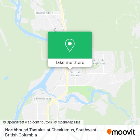 Northbound Tantalus at Cheakamus plan