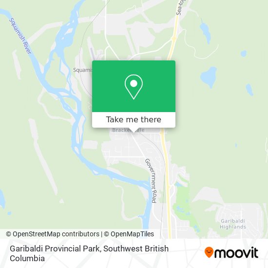 Garibaldi Provincial Park map