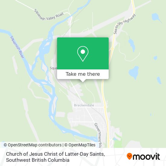 Church of Jesus Christ of Latter-Day Saints map