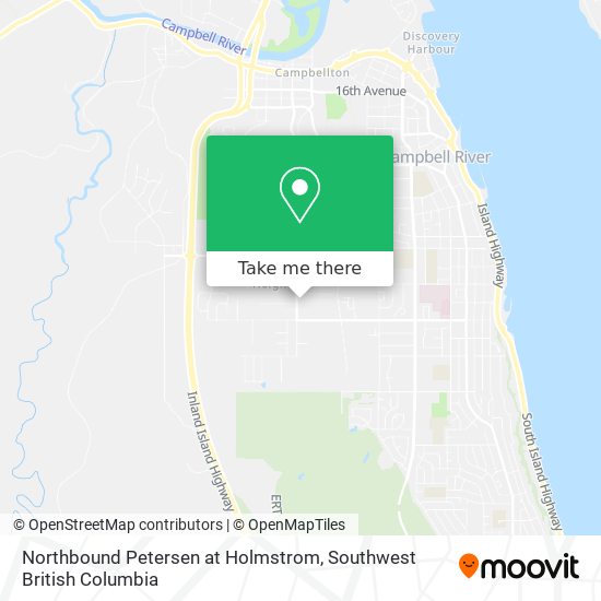 Northbound Petersen at Holmstrom plan