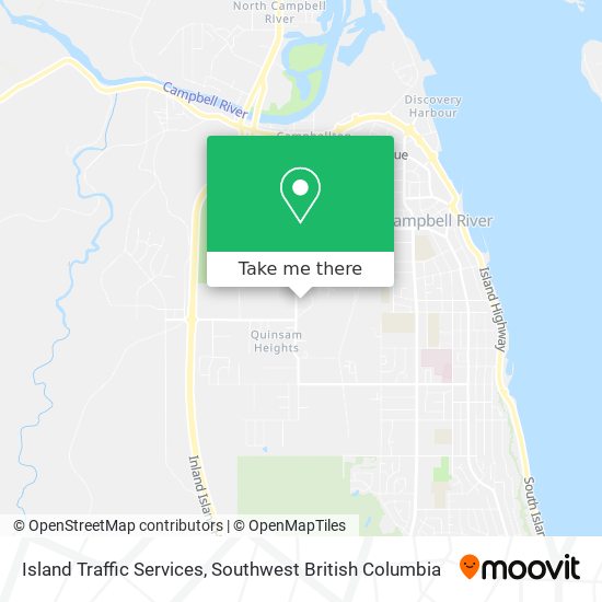 Island Traffic Services map
