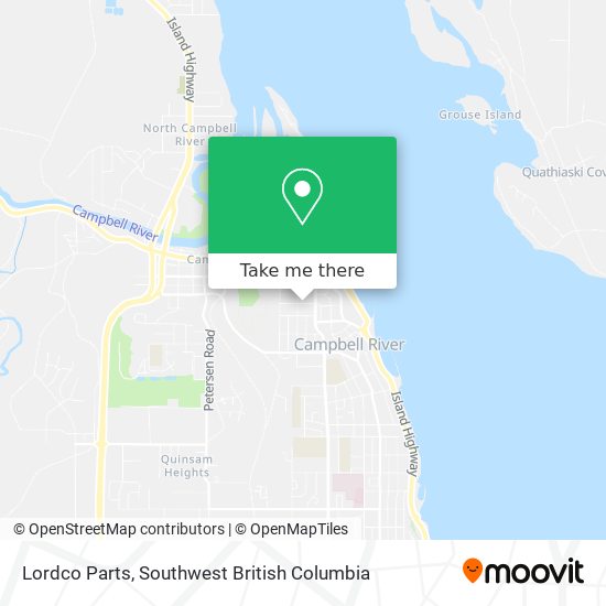 Lordco Parts map