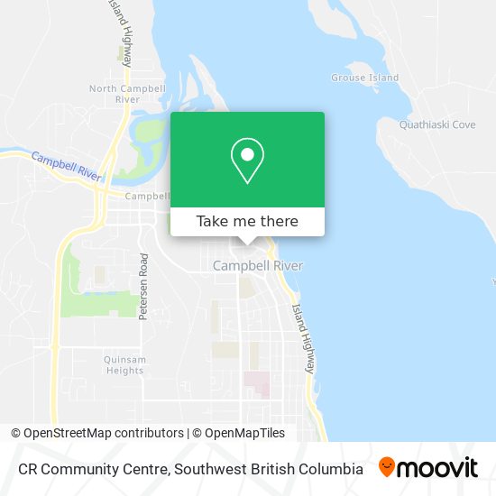 CR Community Centre map