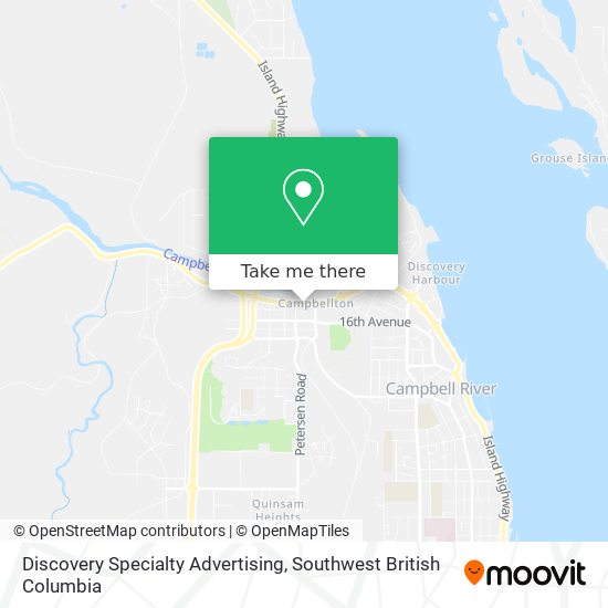 Discovery Specialty Advertising map