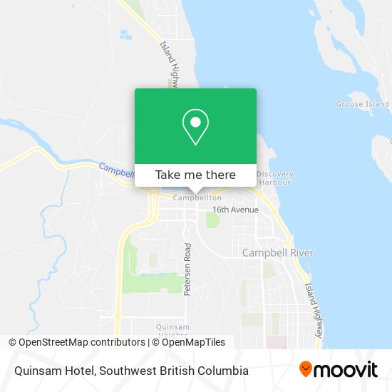 Quinsam Hotel map