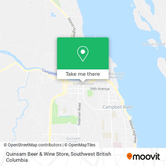 Quinsam Beer & Wine Store map