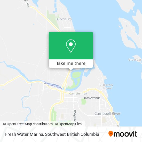 Fresh Water Marina map