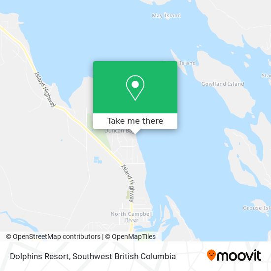 Dolphins Resort map