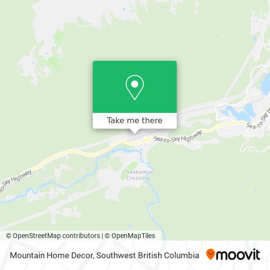 Mountain Home Decor map