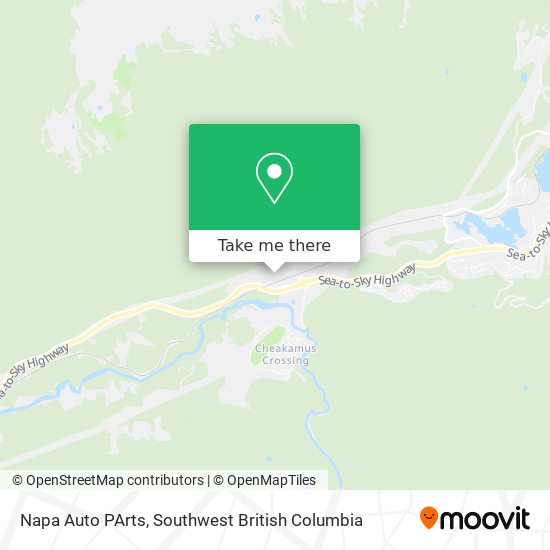 Napa Auto PArts map