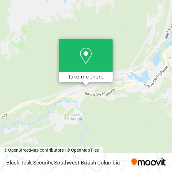 Black Tusk Security map