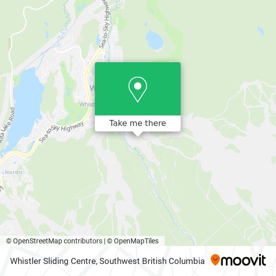 Whistler Sliding Centre plan