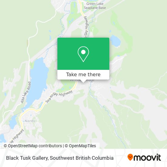 Black Tusk Gallery plan