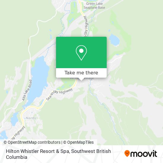 Hilton Whistler Resort & Spa map