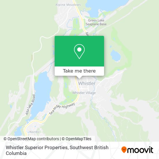 Whistler Superior Properties map