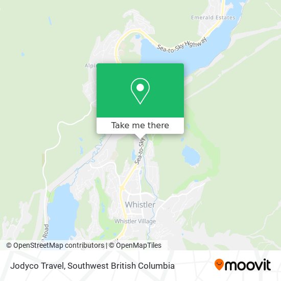 Jodyco Travel map