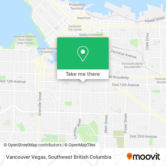 Vancouver Vegas map