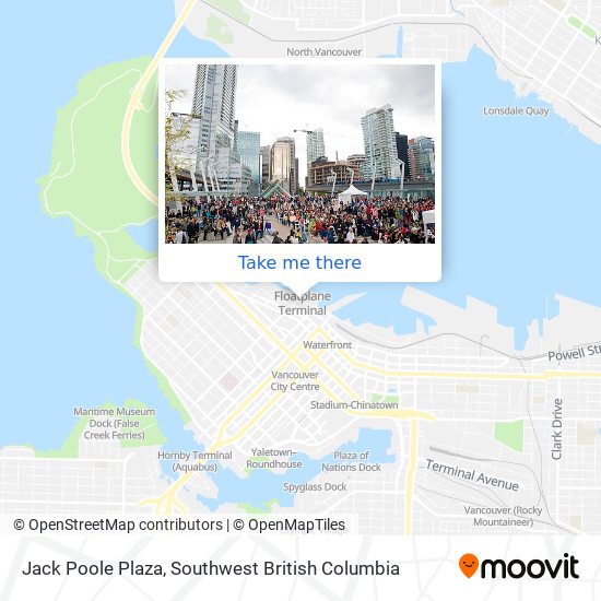 Jack Poole Plaza plan