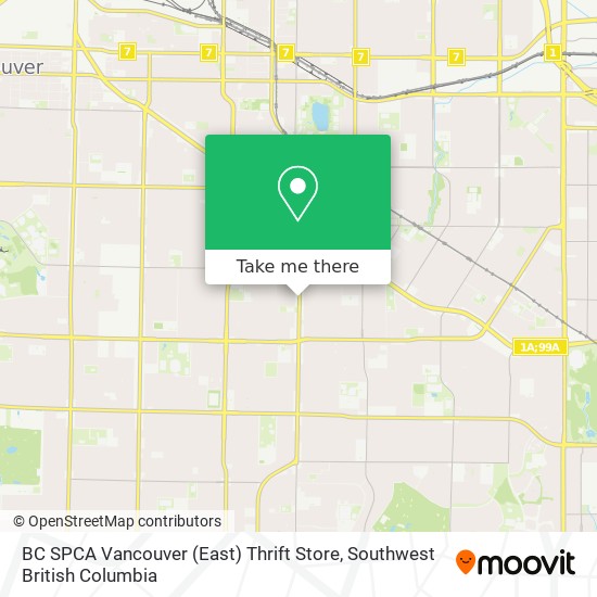 How To Get To Spca Vancouver East Thrift Store In Vancouver By Bus Or Transit Type Sky Rail