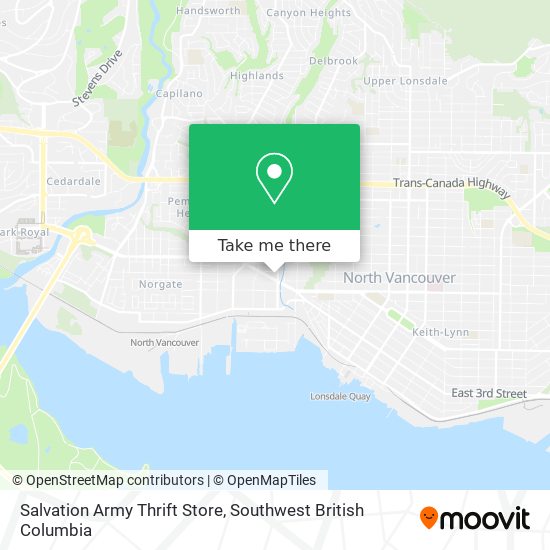Salvation Army Thrift Store plan