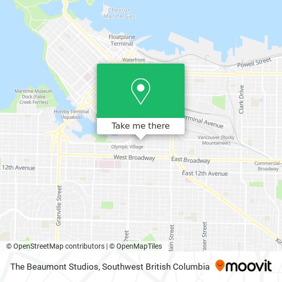 The Beaumont Studios map