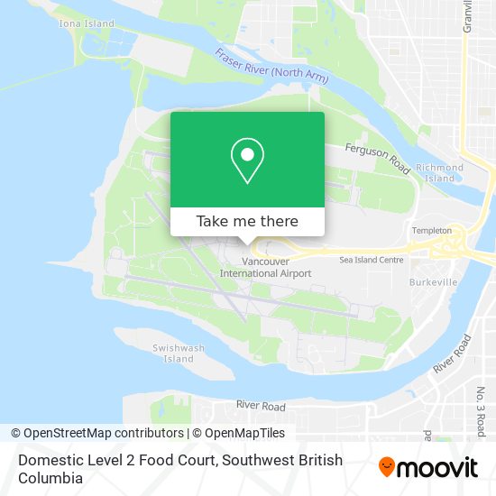 Domestic Level 2 Food Court map