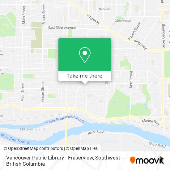 Vancouver Public Library - Fraserview map