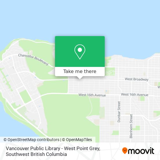 Vancouver Public Library - West Point Grey plan