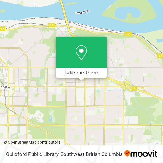 Guildford Public Library map