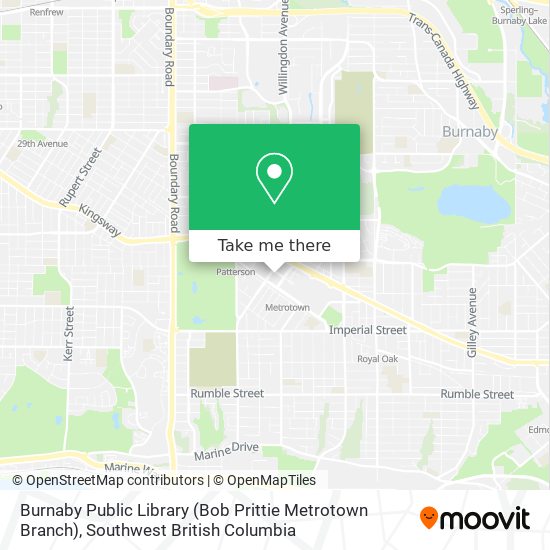 Burnaby Public Library (Bob Prittie Metrotown Branch) plan