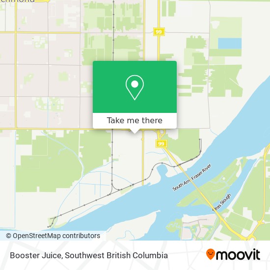 Booster Juice map