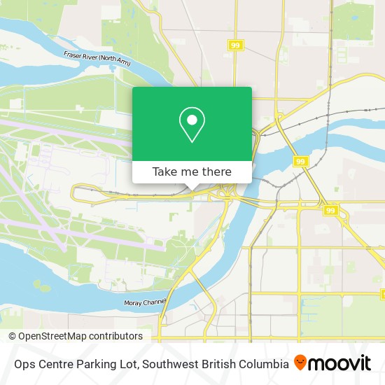 Ops Centre Parking Lot map