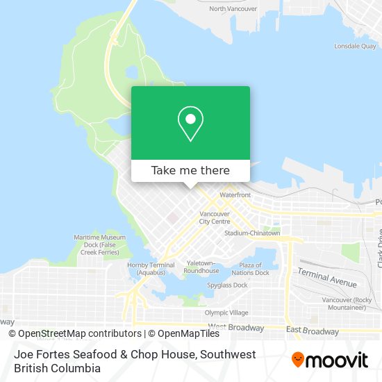 Joe Fortes Seafood & Chop House map