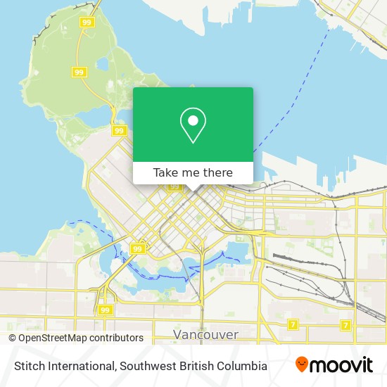 Stitch International map