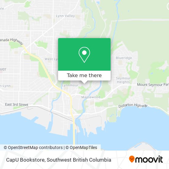CapU Bookstore map