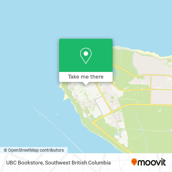 UBC Bookstore map