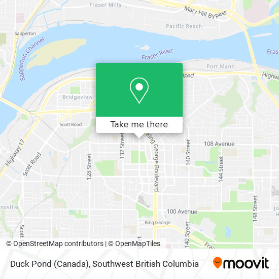 Duck Pond (Canada) map