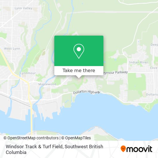 Windsor Track & Turf Field map